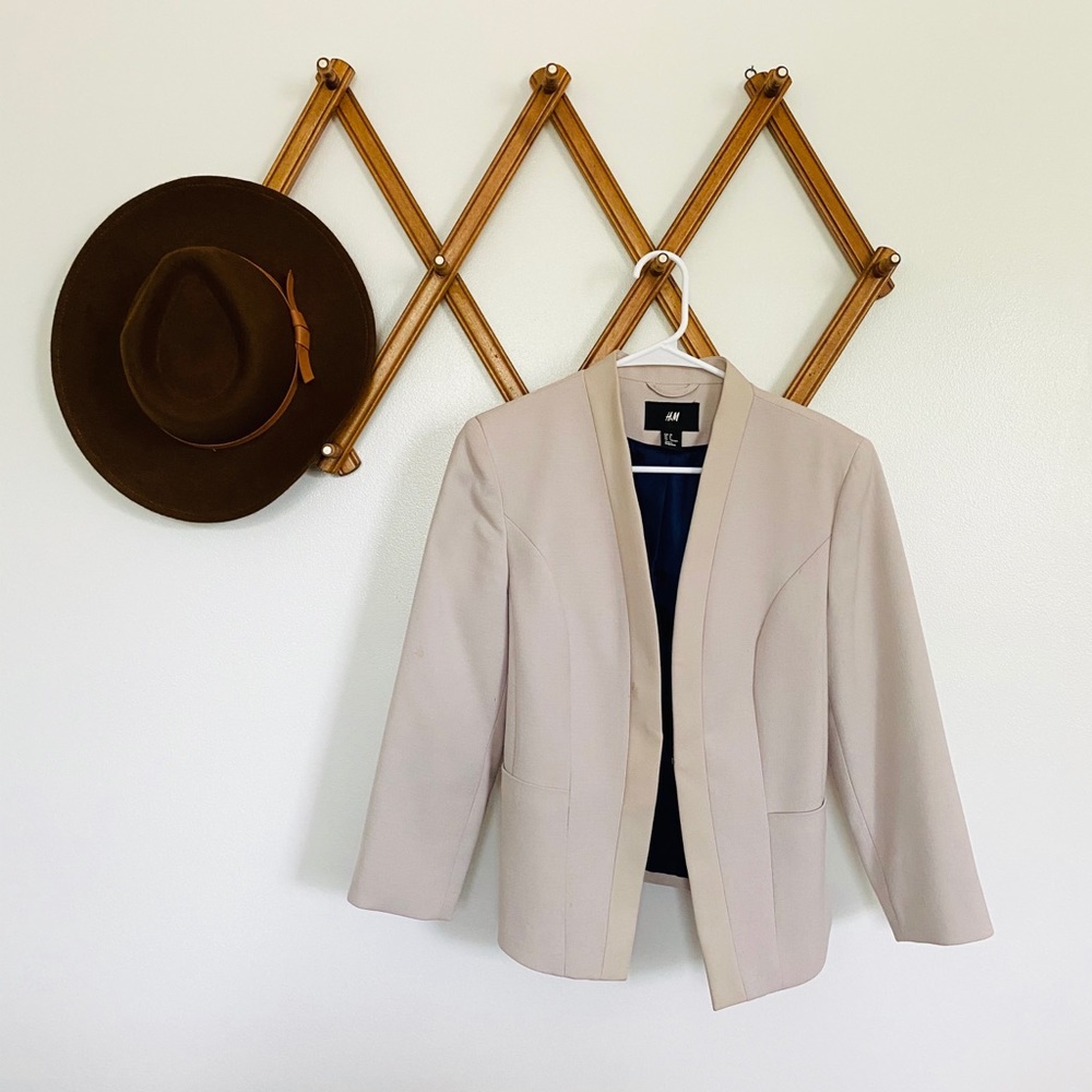H&M Blazer Business cream suit